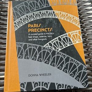 Donna Wheeler Paris Precincts Hardcover Book - Gray & Orange